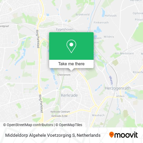 Middeldorp Algehele Voetzorging S map