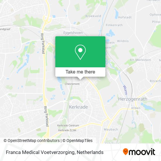 Franca Medical Voetverzorging map