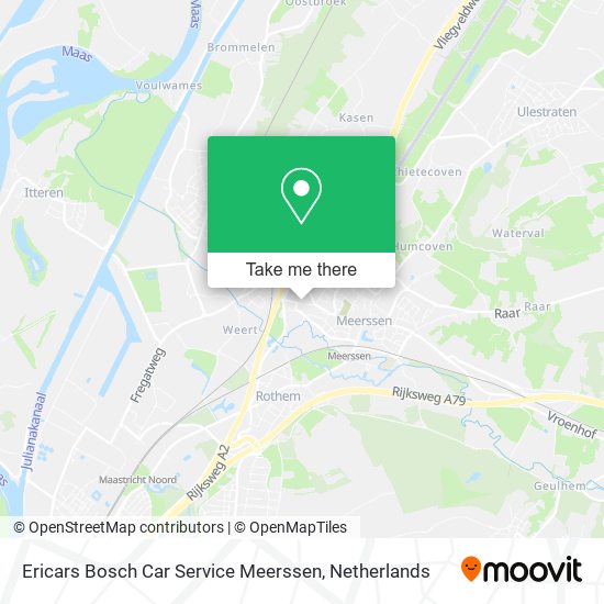 Ericars Bosch Car Service Meerssen Karte