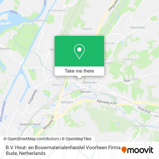 B.V. Hout- en Bouwmaterialenhandel Voorheen Firma Bude Karte