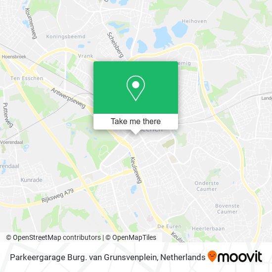Parkeergarage Burg. van Grunsvenplein map