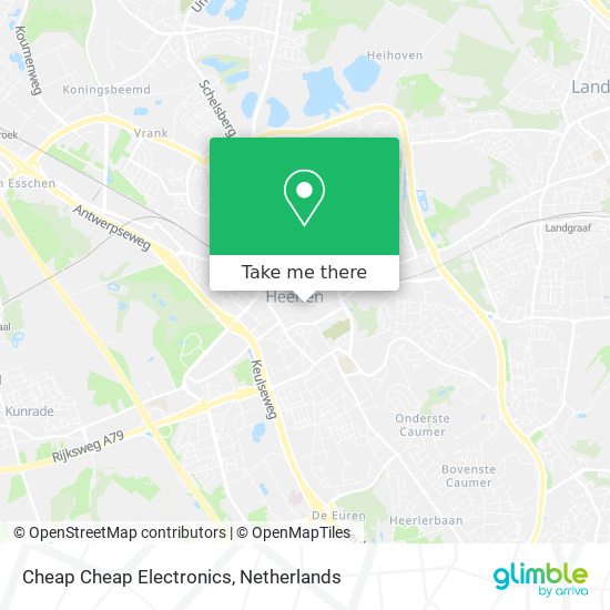 Cheap Cheap Electronics map