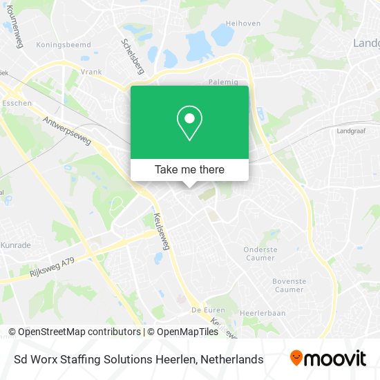 Sd Worx Staffing Solutions Heerlen map
