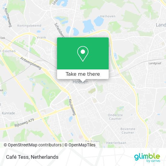 Café Tess map