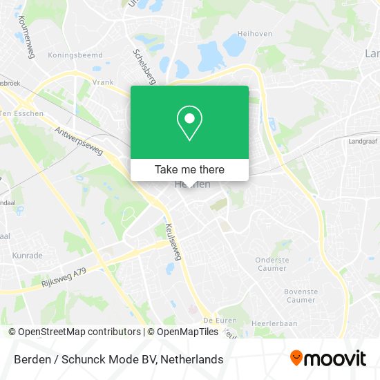 Berden / Schunck Mode BV map