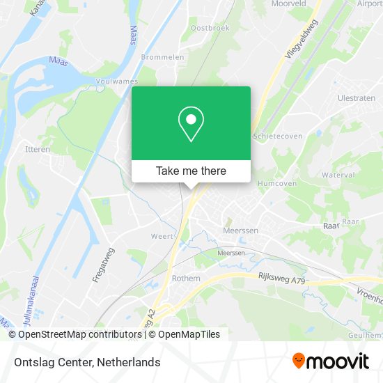 Ontslag Center map