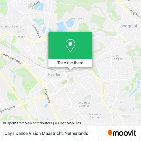 Jay's Dance Vision Maastricht map