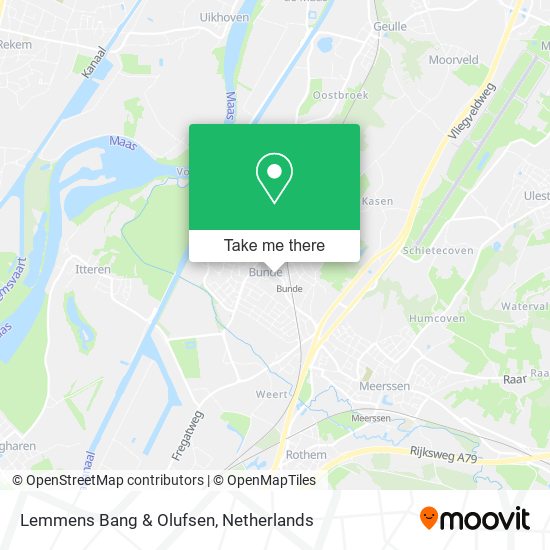 Lemmens Bang & Olufsen map