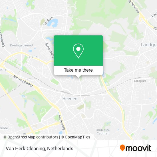 Van Herk Cleaning map