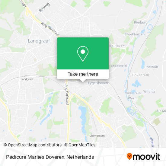 Pedicure Marlies Doveren map