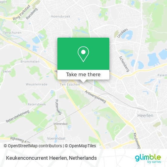 Keukenconcurrent Heerlen Karte