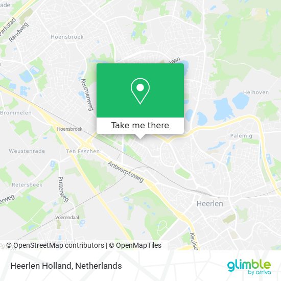 Heerlen Holland map