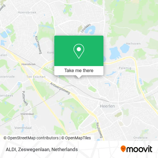 ALDI, Zeswegenlaan map