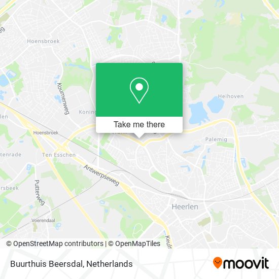 Buurthuis Beersdal map