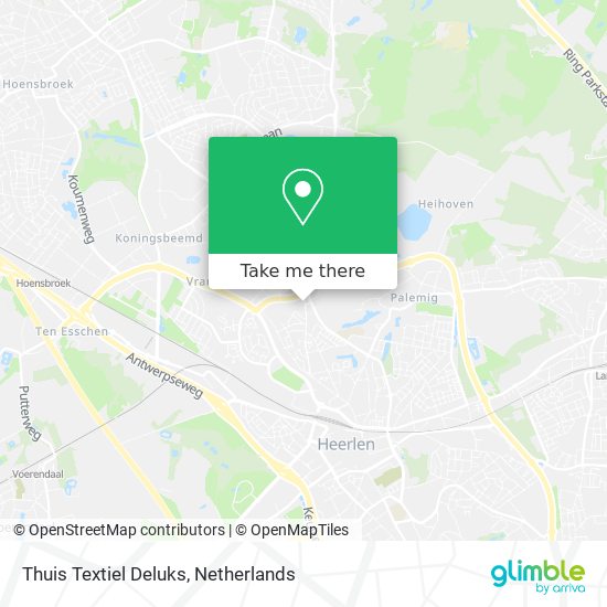 Thuis Textiel Deluks map