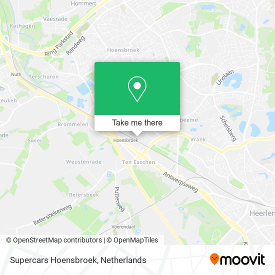 Supercars Hoensbroek map