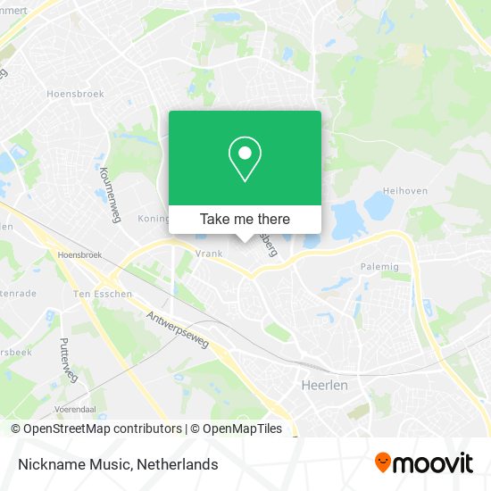 Nickname Music map