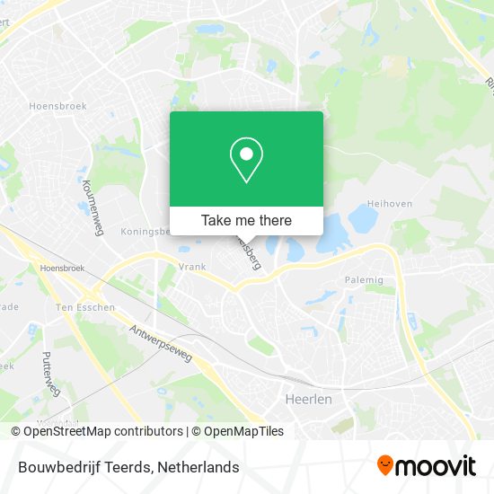 Bouwbedrijf Teerds map