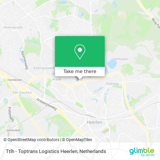 Ttlh - Toptrans Logistics Heerlen map