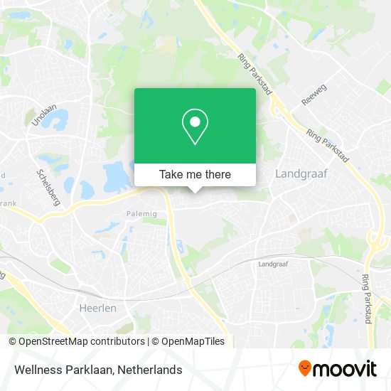 Wellness Parklaan map