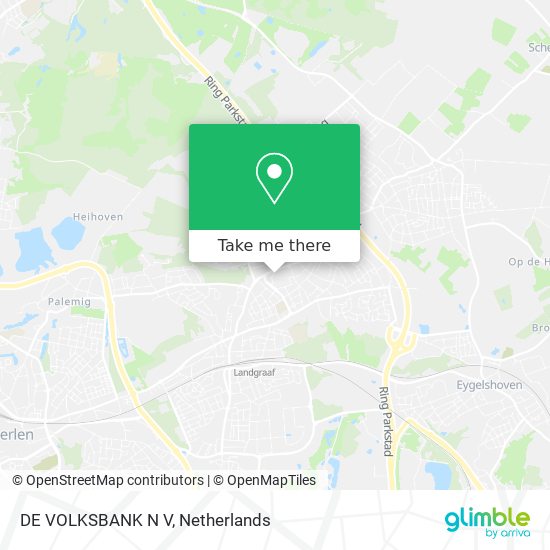 DE VOLKSBANK N V map