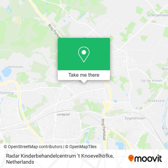 Radar Kinderbehandelcentrum 't Knoevelhöfke map