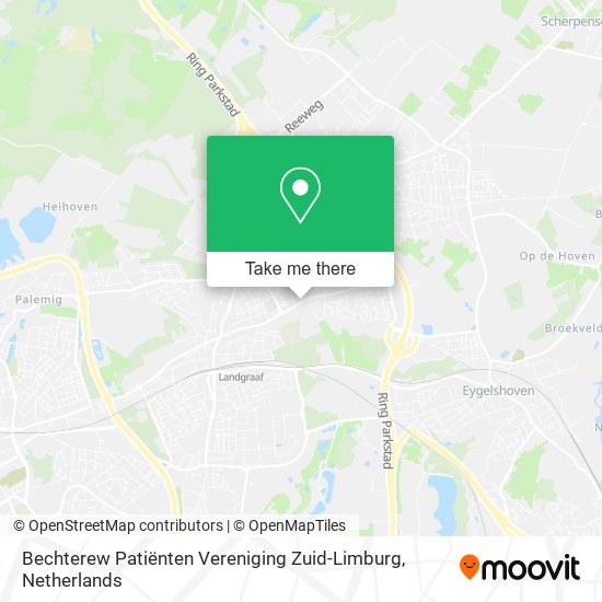Bechterew Patiënten Vereniging Zuid-Limburg map