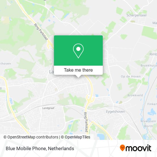 Blue Mobile Phone map