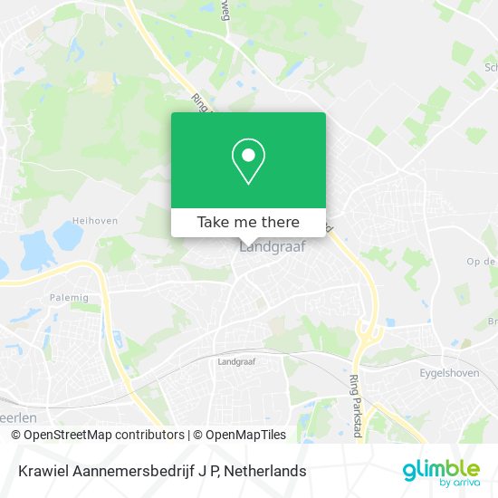 Krawiel Aannemersbedrijf J P map