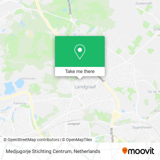 Medjugorje Stichting Centrum map