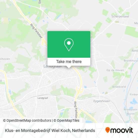 Klus- en Montagebedrijf Wiel Koch Karte