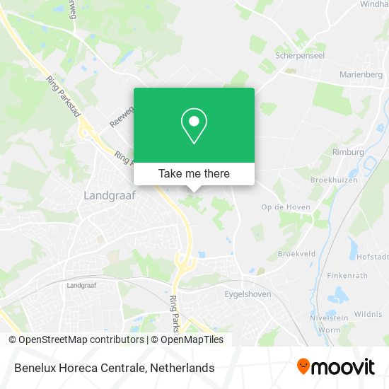 Benelux Horeca Centrale map