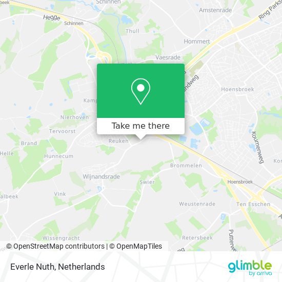 Everle Nuth map