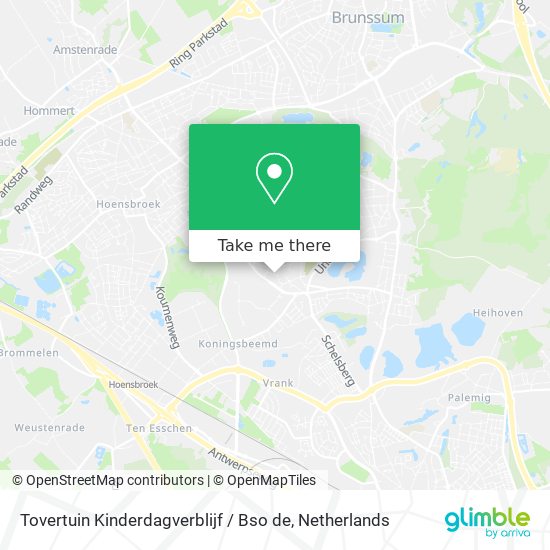 Tovertuin Kinderdagverblijf / Bso de map