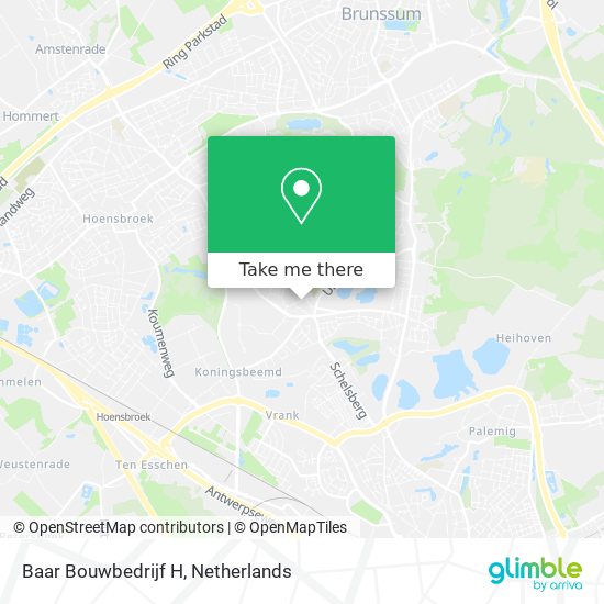 Baar Bouwbedrijf H map