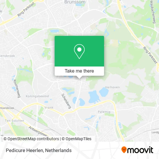 Pedicure Heerlen map