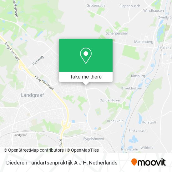 Diederen Tandartsenpraktijk A J H map