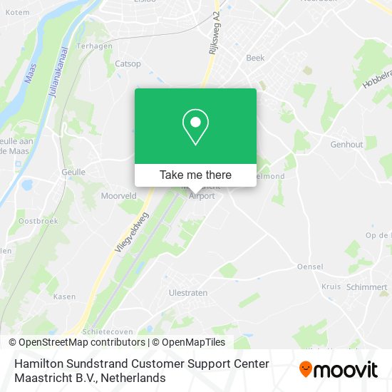 Hamilton Sundstrand Customer Support Center Maastricht B.V. map