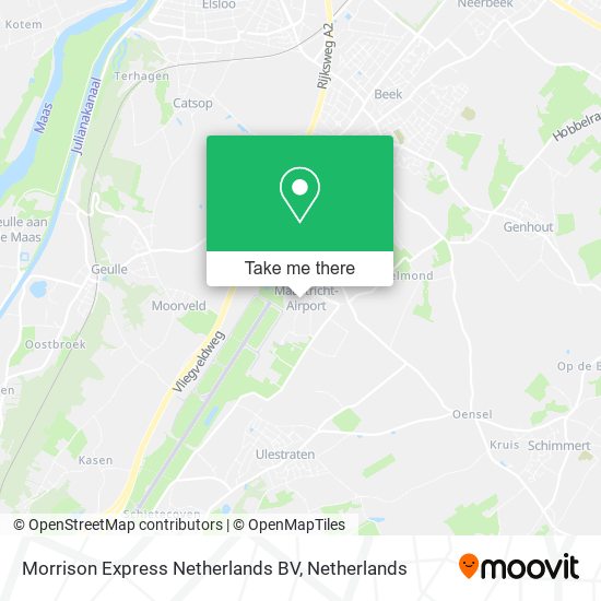Morrison Express Netherlands BV map