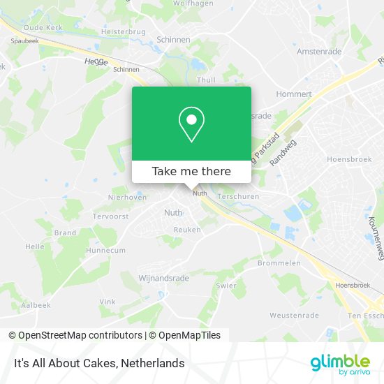 It's All About Cakes map