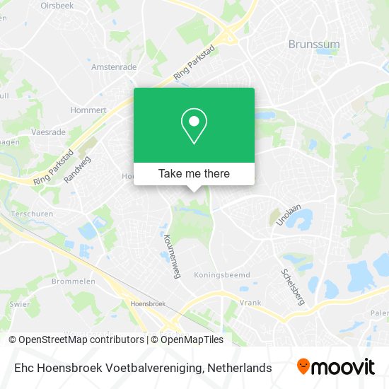 Ehc Hoensbroek Voetbalvereniging map