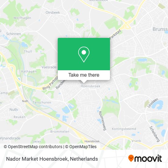 Nador Market Hoensbroek Karte