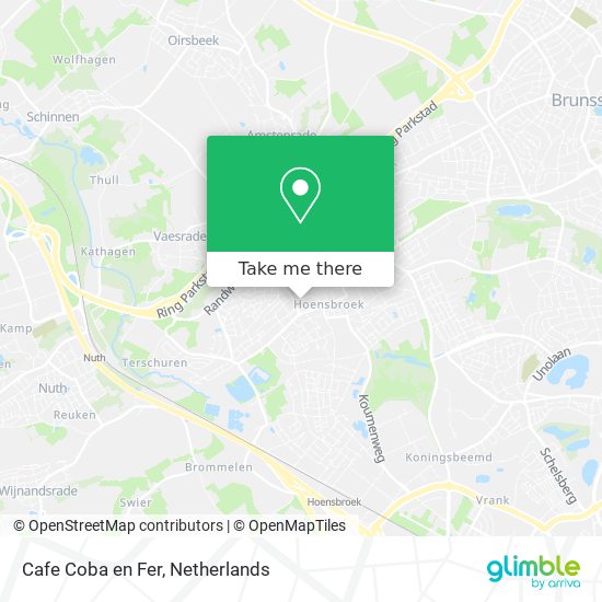 Cafe Coba en Fer map