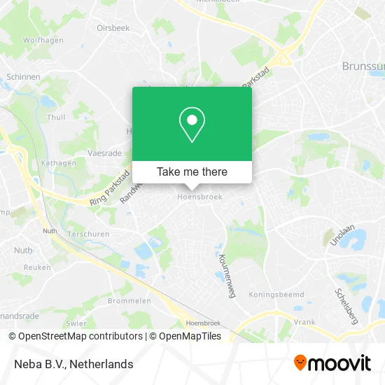 Neba B.V. map
