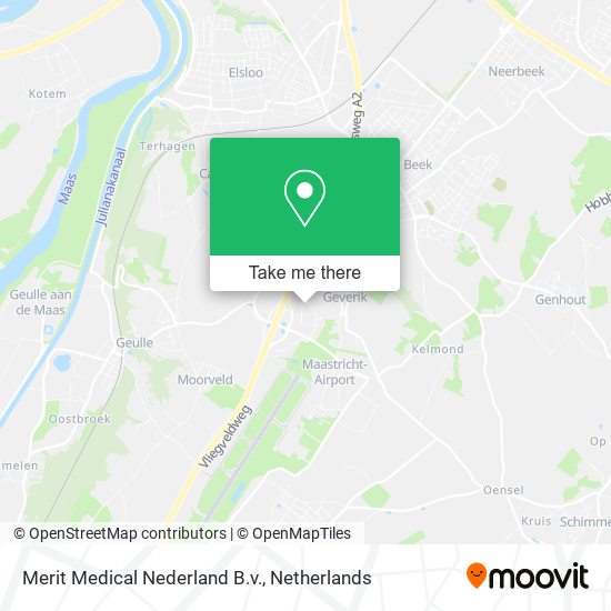 Merit Medical Nederland B.v. map
