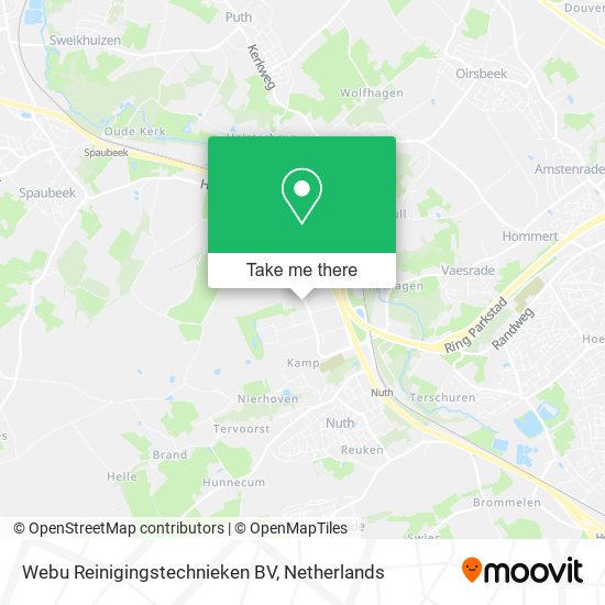 Webu Reinigingstechnieken BV map