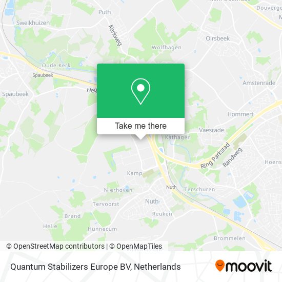 Quantum Stabilizers Europe BV map