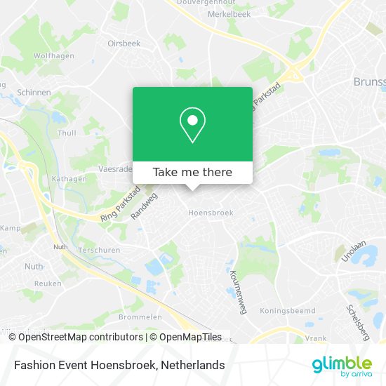 Fashion Event Hoensbroek map