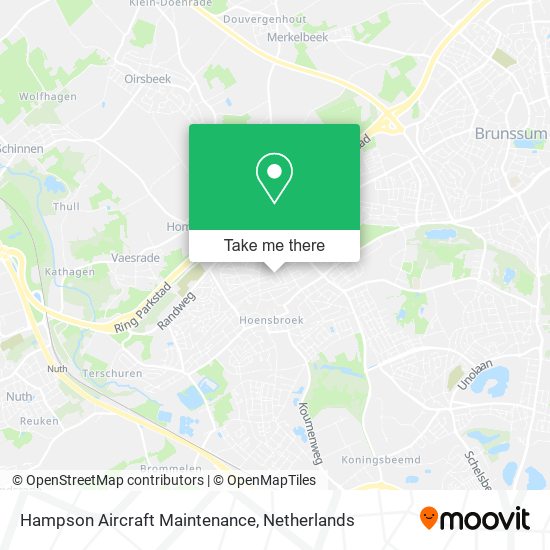 Hampson Aircraft Maintenance map