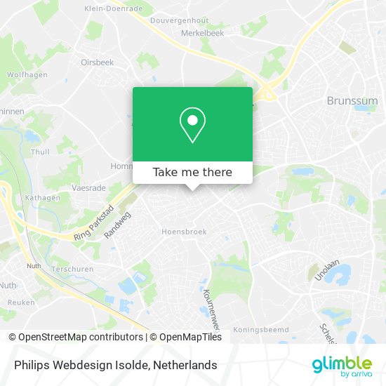 Philips Webdesign Isolde map